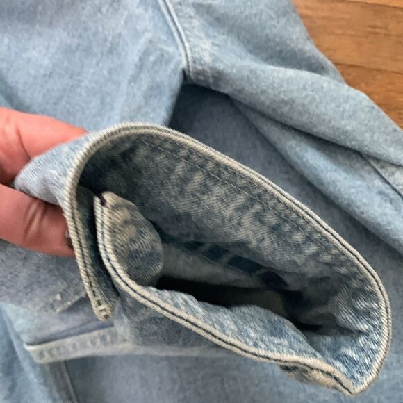 Vintage Sostanza Workwear Light Wash Lightweight Denim Chore Barn Jacket Sz XL - Picture 14 of 17